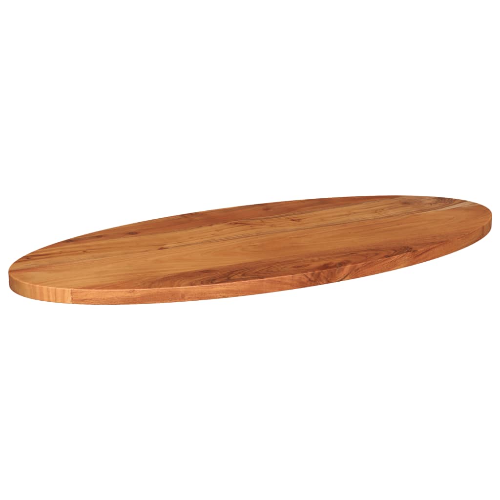 vidaXL Blat de masă oval, 80x40x2,5 cm, lemn masiv de acacia