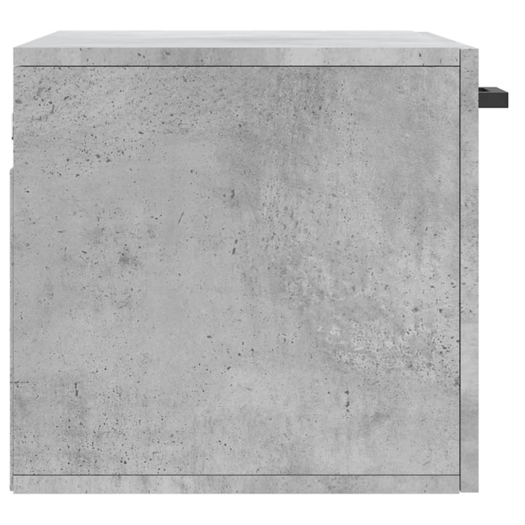 vidaXL Dulap de perete, gri beton, 60x36,5x35 cm, lemn prelucrat