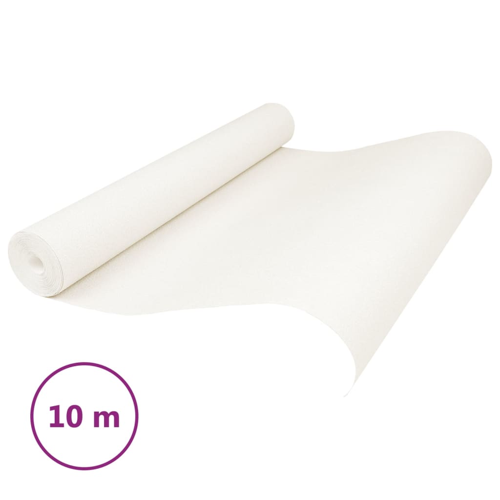 vidaXL Tapet 3D, culoare uni crem, 10x0,53 m, nețesut