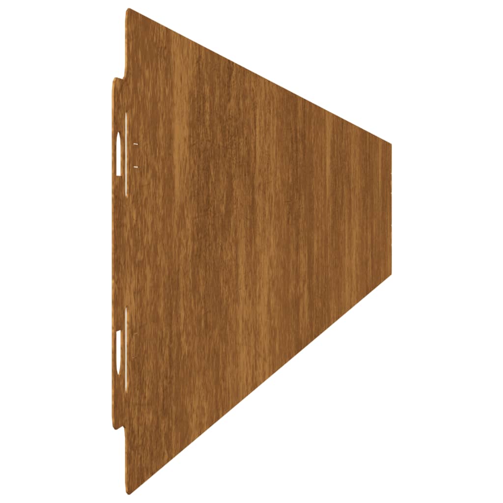 vidaXL Borduri de gazon 50 buc. 10x103 cm oțel Corten flexibil