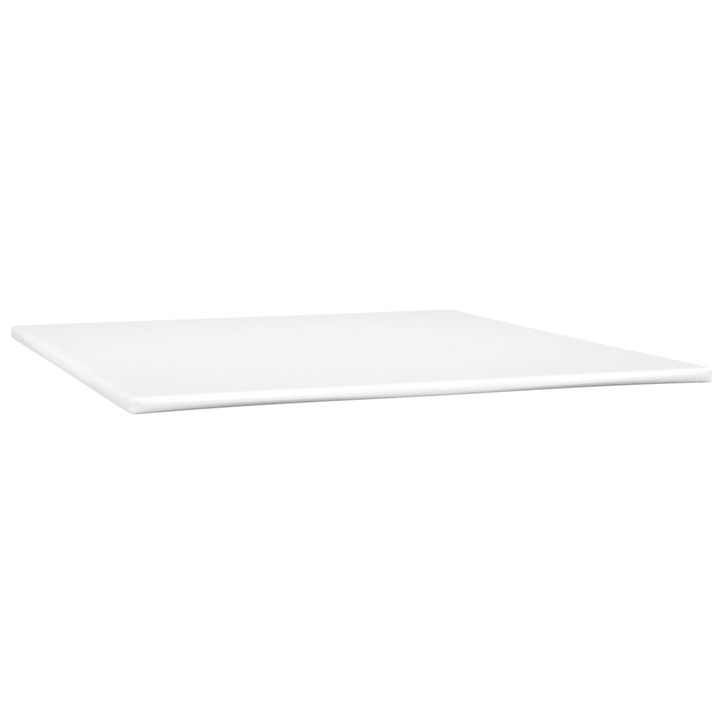 vidaXL Pat box spring cu saltea, gri deschis, 160x200 cm, catifea