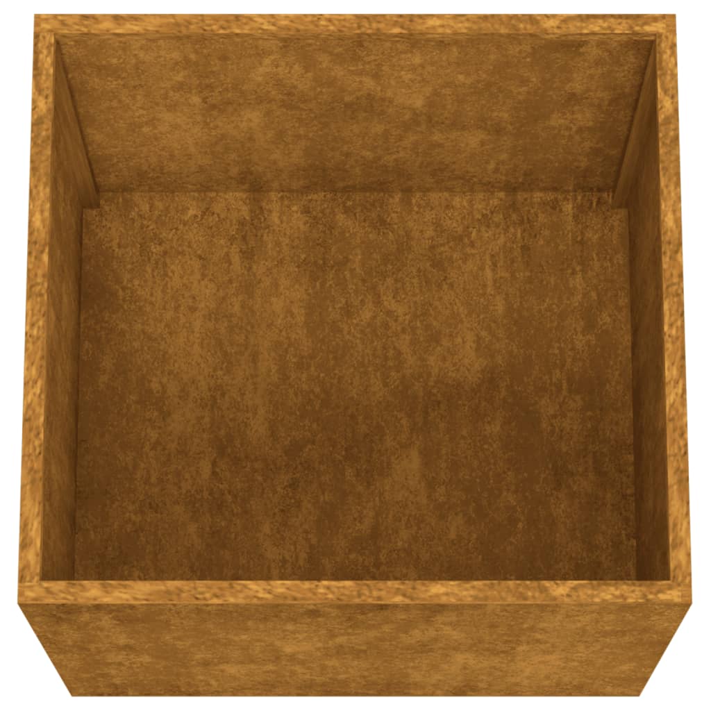 vidaXL Jardiniere, 2 buc., 42x40x39 cm, oțel corten