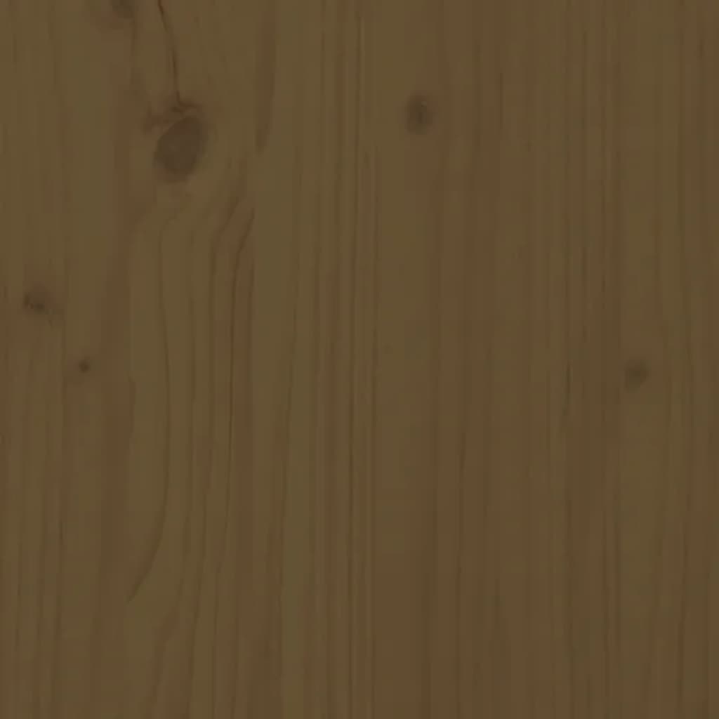 vidaXL Dulapuri perete 2 buc, maro miere, 100x30x35 cm, lemn masiv pin