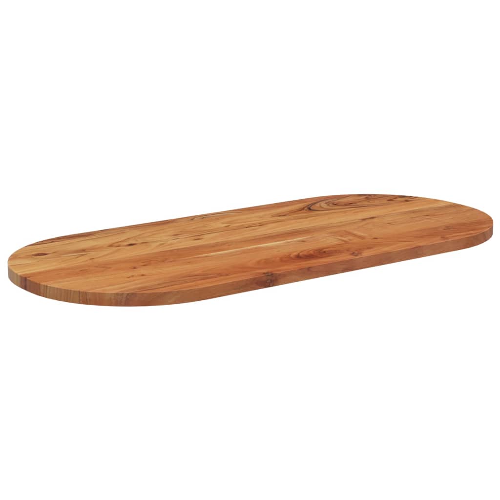 vidaXL Blat de masă oval, 110x50x2,5 cm, lemn masiv de acacia