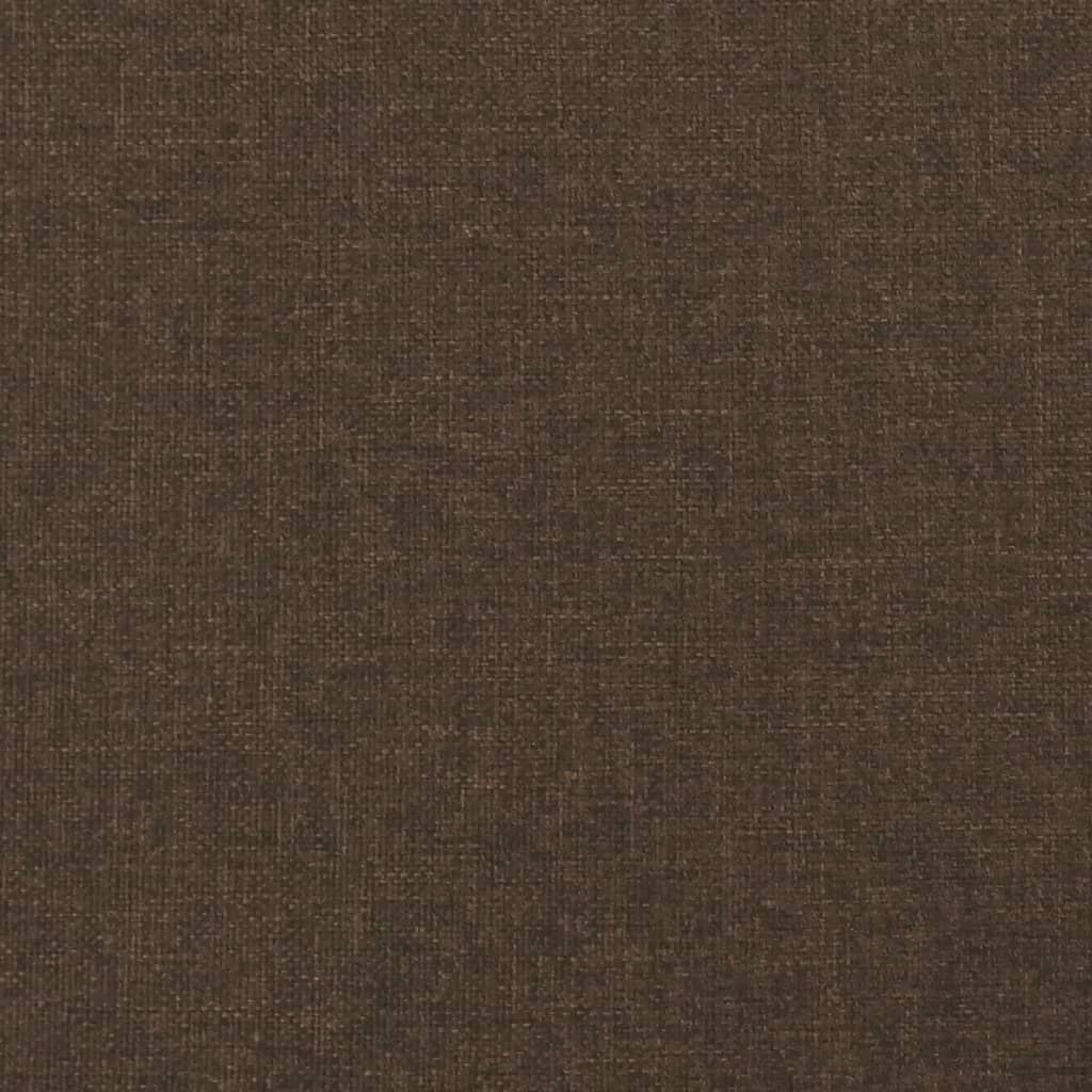 vidaXL Saltea de pat cu arcuri, maro închis, 80x200x20 cm, textil