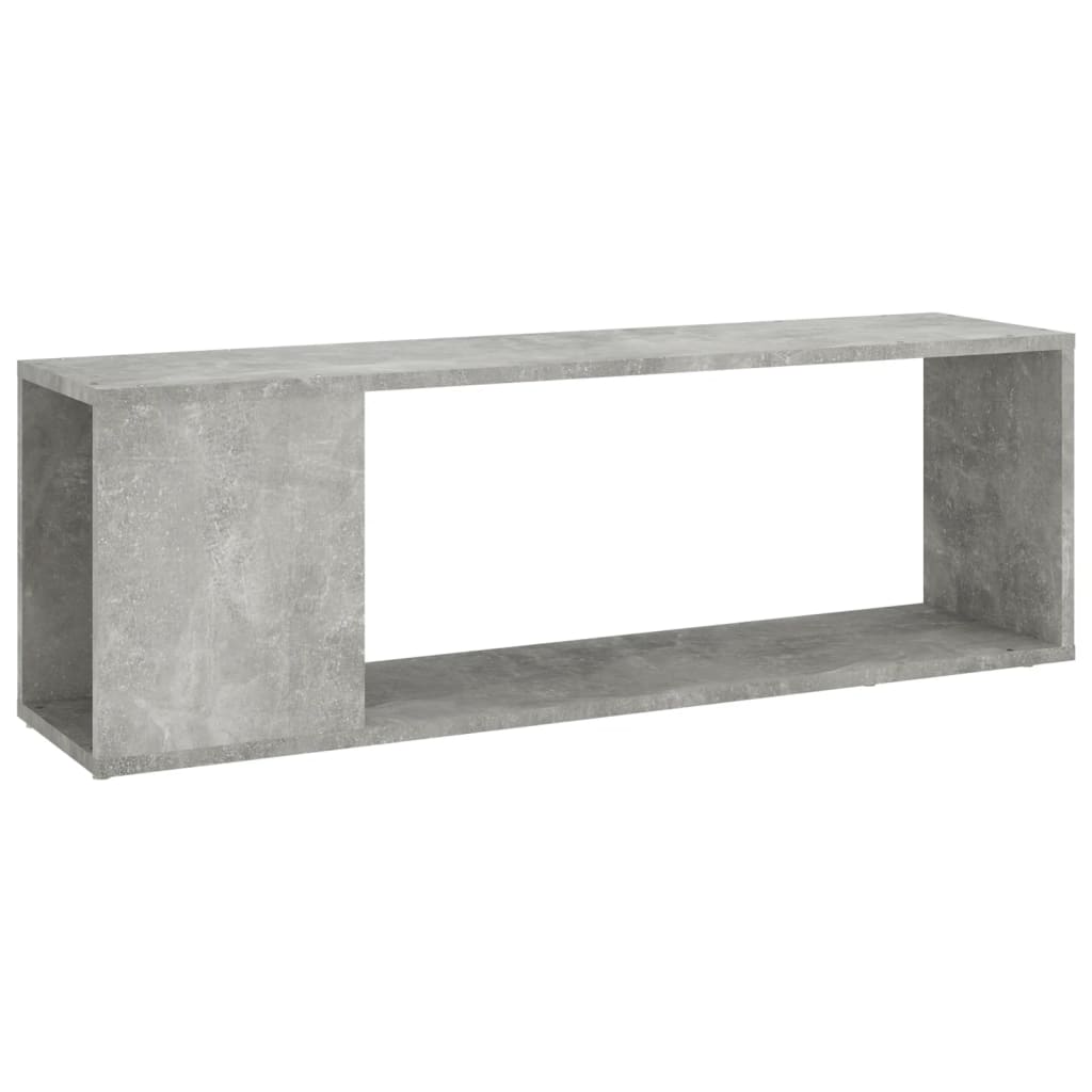 vidaXL Comodă TV, gri beton, 100x24x32 cm, lemn prelucrat