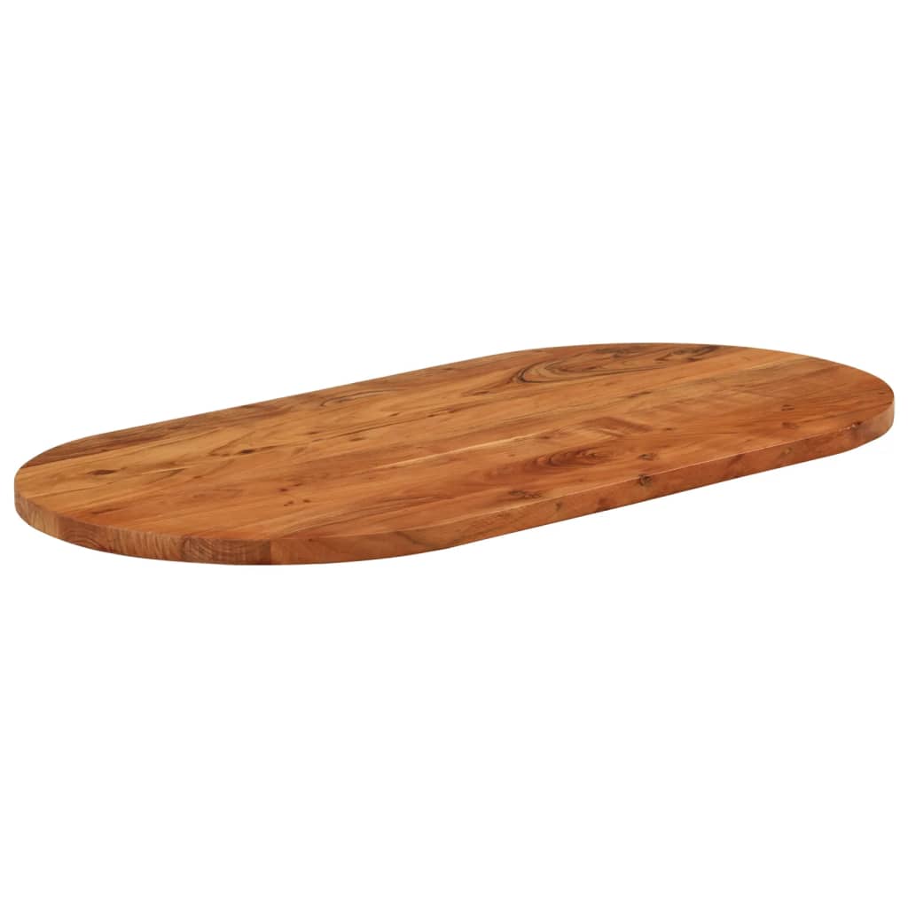 vidaXL Blat de masă oval, 100x50x3,8 cm, lemn masiv de acacia