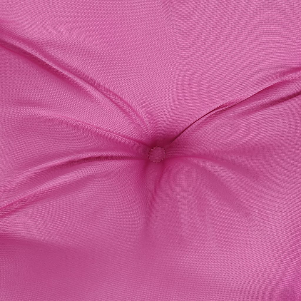 vidaXL Pernă rotundă, roz, Ø 60 x11 cm, țesătură Oxford