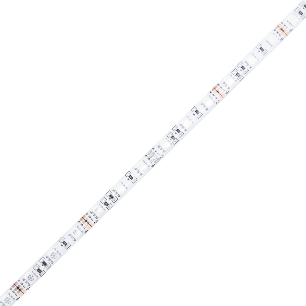 vidaXL Tăblie cu dulap și LED, alb, 220x16,5x103,5 cm
