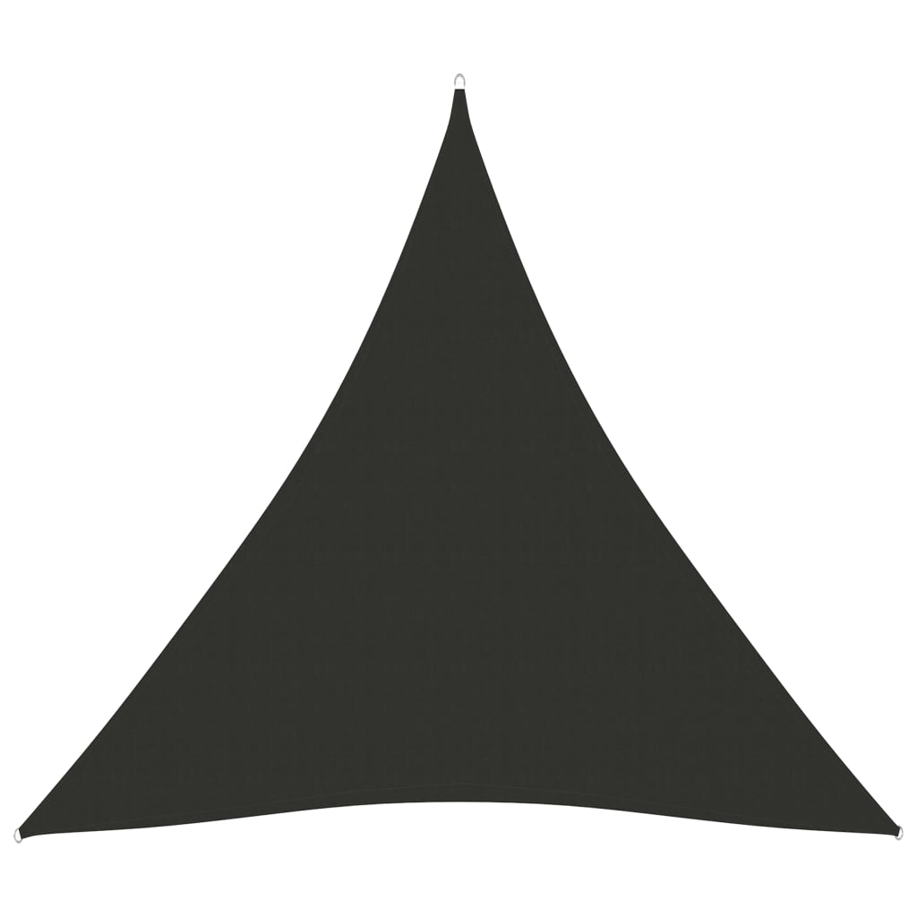 vidaXL Parasolar, antracit, 3x3x3 m, țesătură oxford, triunghiular