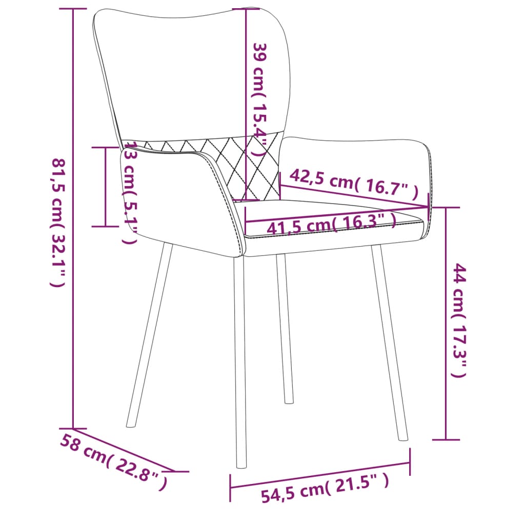 vidaXL Scaune bucătărie, 2 buc., gri deschis, textil / piele ecologică