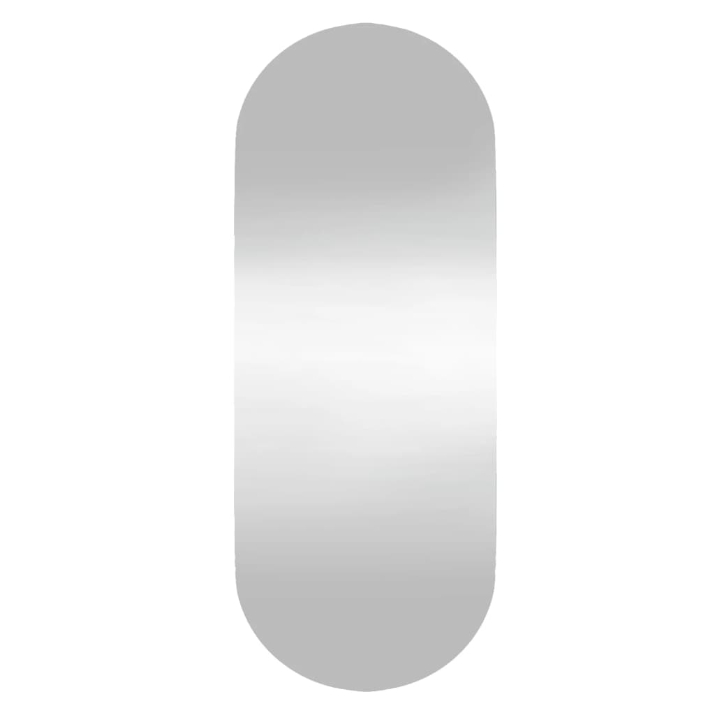 vidaXL Oglindă de perete, 20x50 cm, oval, sticlă