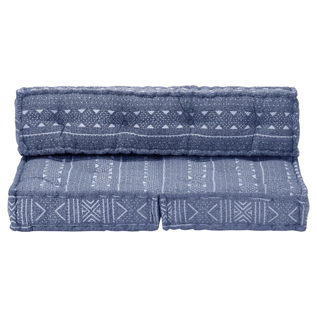 vidaXL Pernă fotoliu puf, indigo, material textil