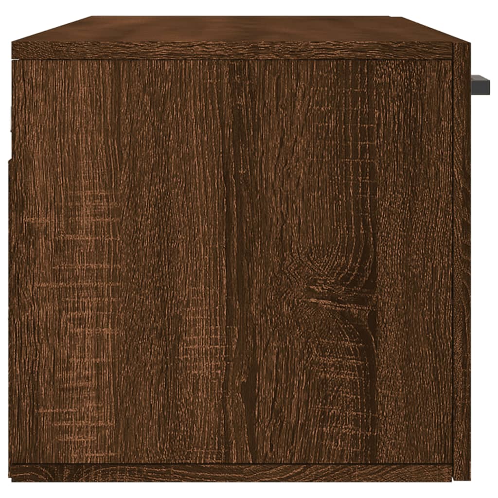 vidaXL Dulap de perete, stejar maro, 100x36,5x35 cm, lemn prelucrat