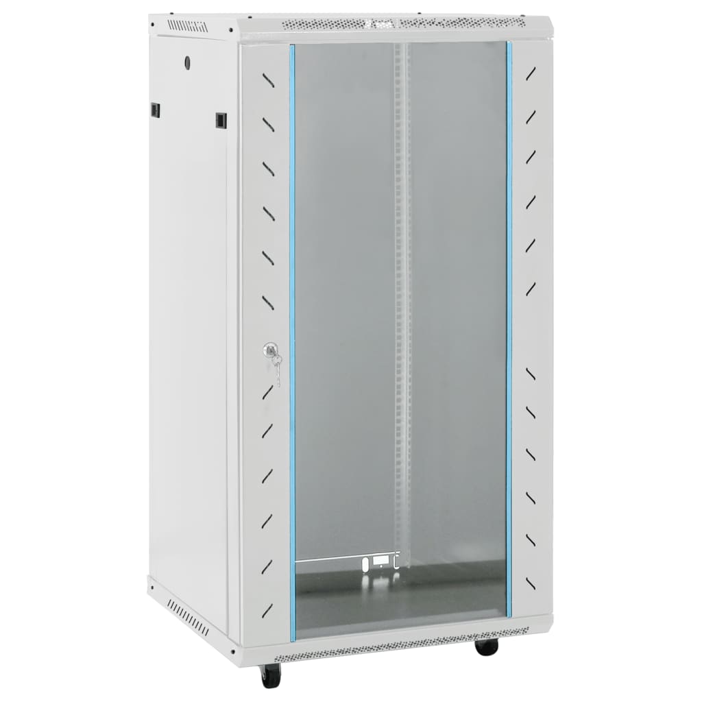 vidaXL Dulap server, picioare pivotante, 22U 19" IP20 60x60x120 cm