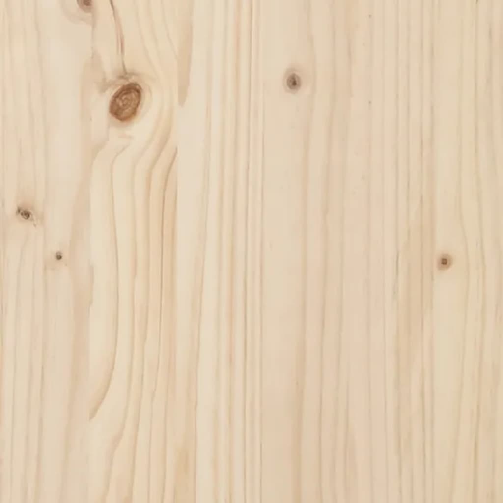 vidaXL Pat din paleți Single, 90x190 cm, lemn masiv de pin