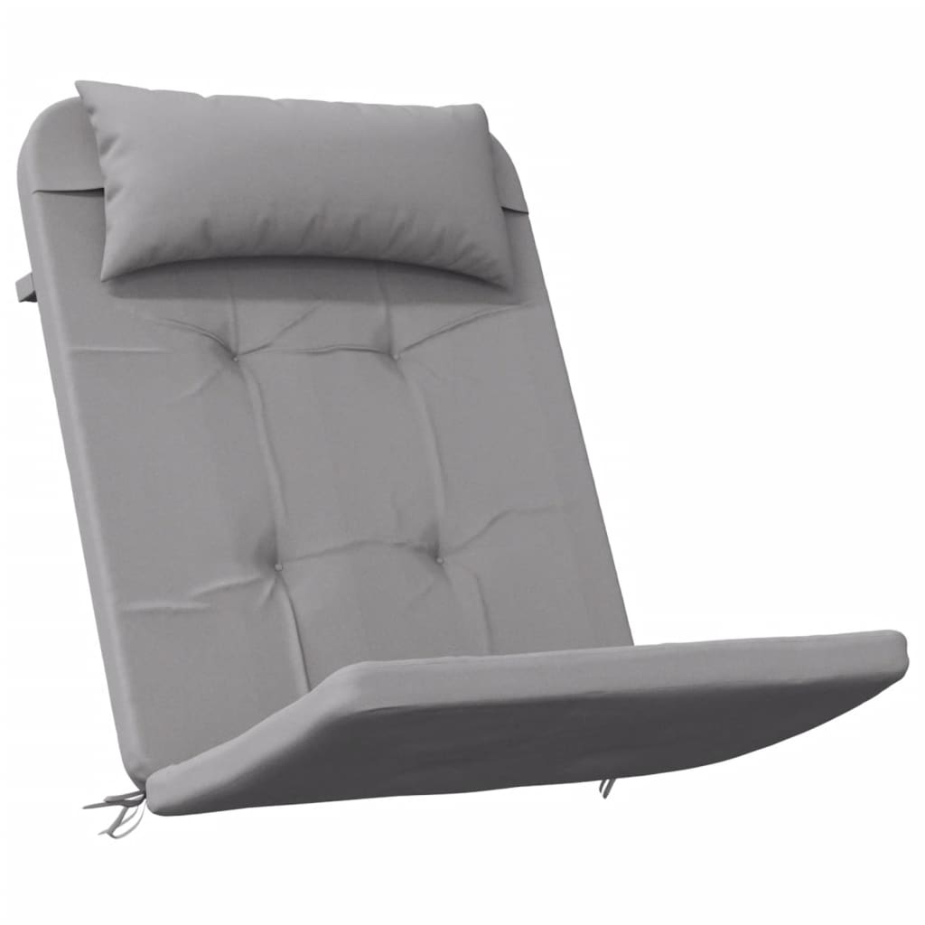 vidaXL Perne pentru scaun Adirondack, 2 buc, gri, textil oxford