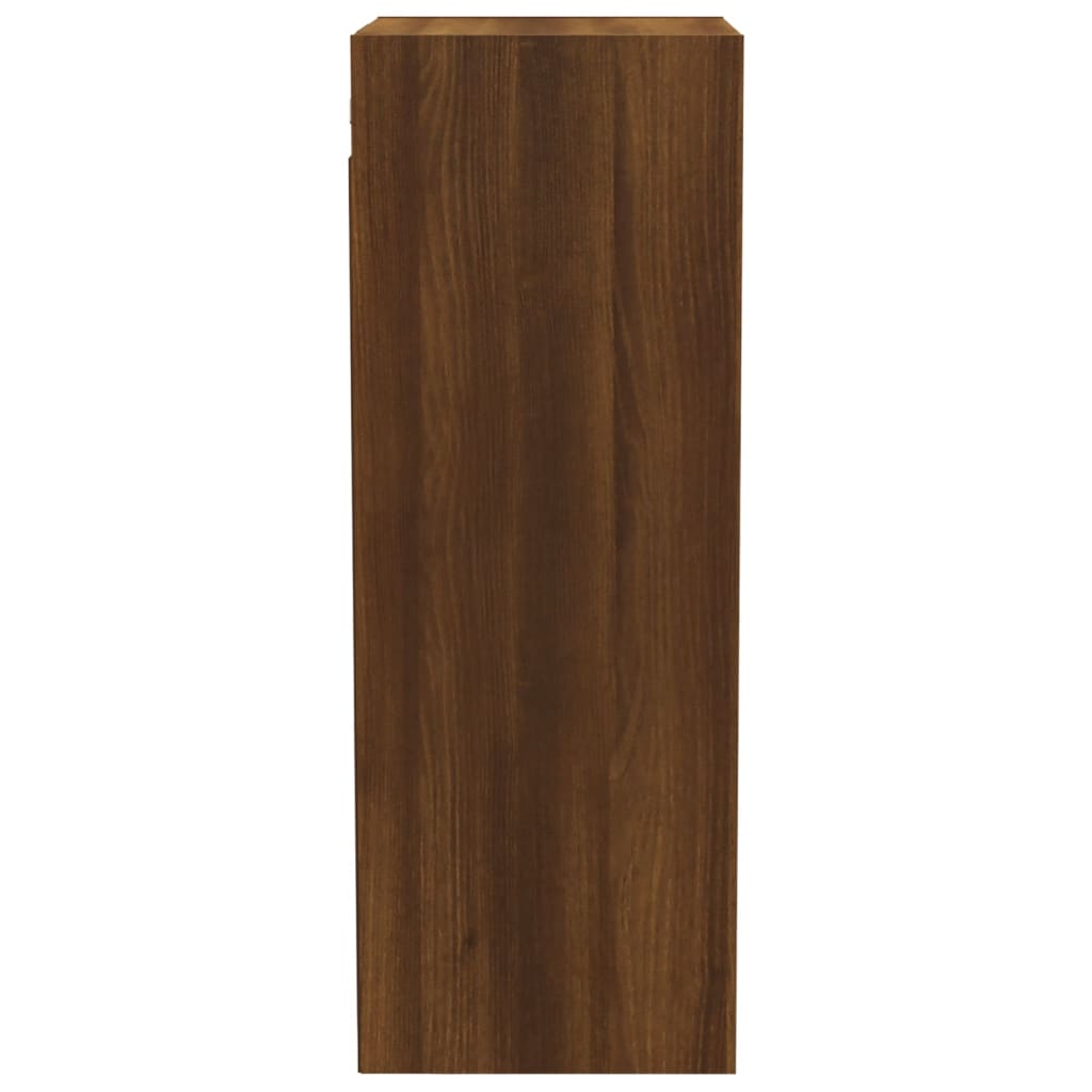 vidaXL Dulap de perete, stejar maro, 34,5x32,5x90 cm, lemn compozit