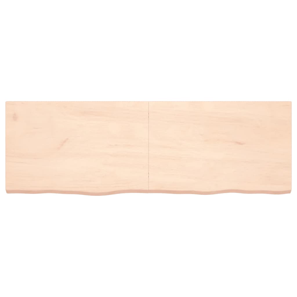 vidaXL Blat de baie, 180x60x(2-6) cm, lemn masiv netratat