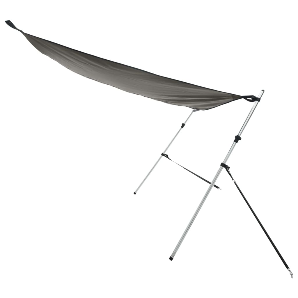 vidaXL Extensie parasolar T-Top, gri antracit, 170x170x(115-183) cm