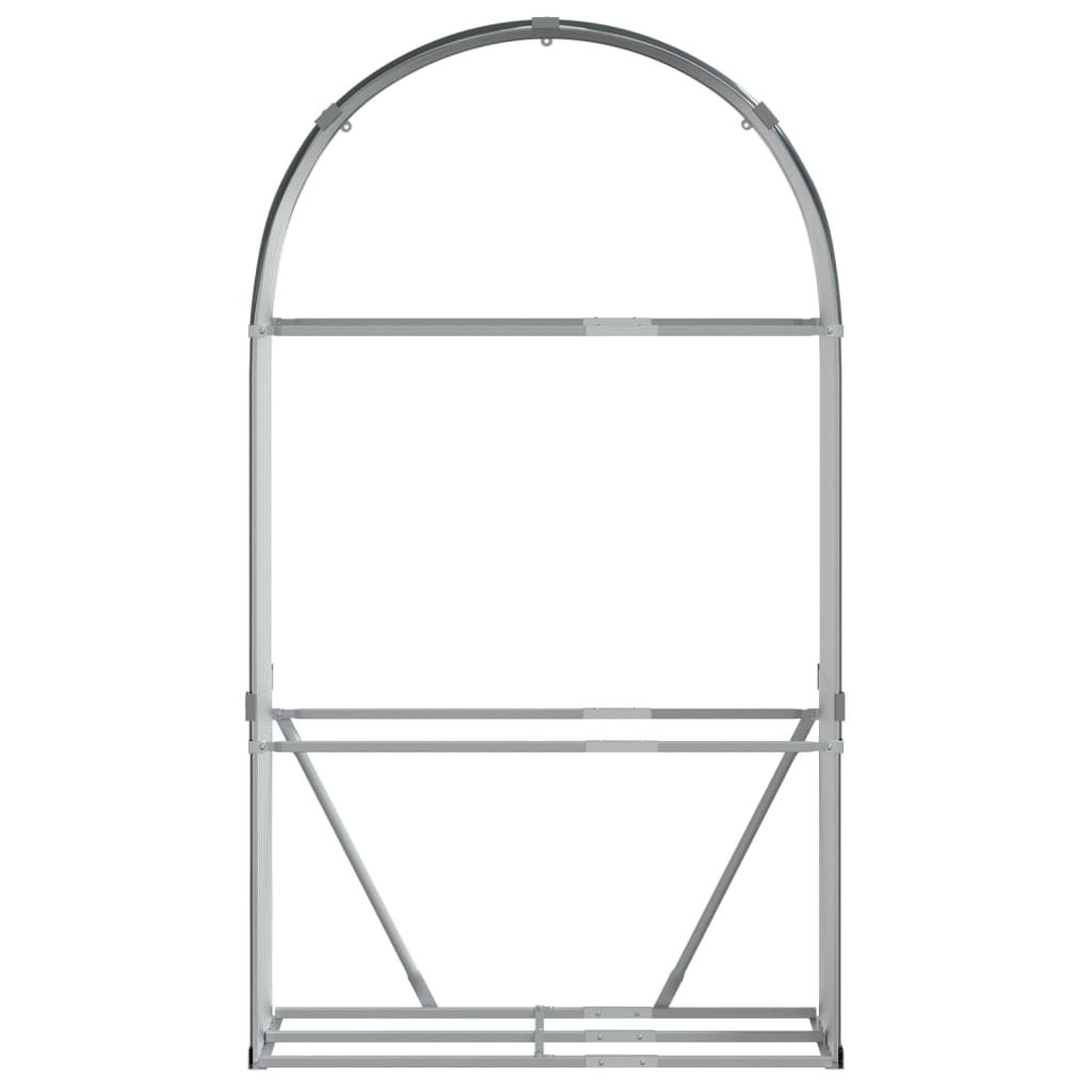 vidaXL Suport de bușteni, antracit, 120x45x210 cm, oțel galvanizat