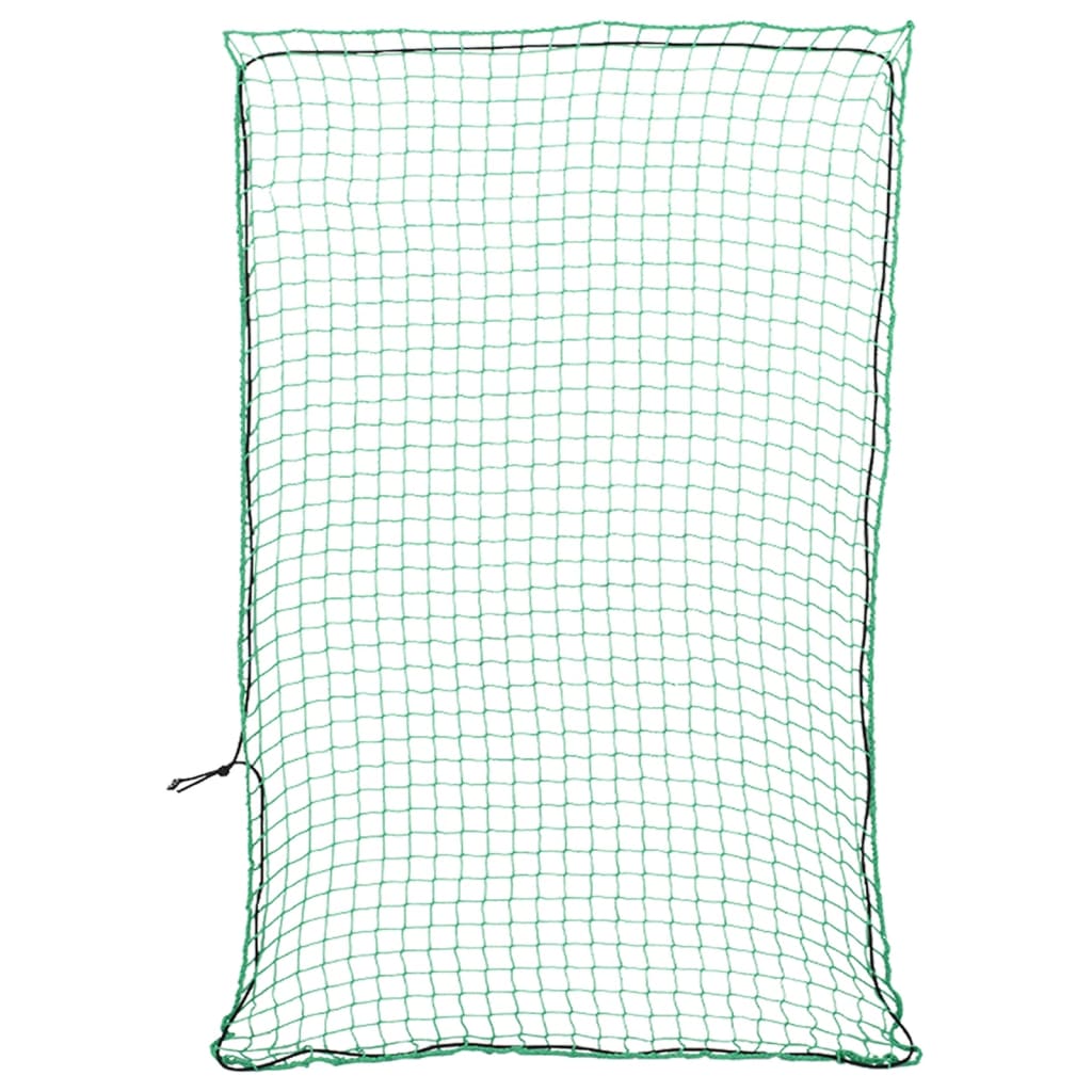 vidaXL Plasă de remorcă cu funie elastică, verde, 2,2x1,5 m, PP