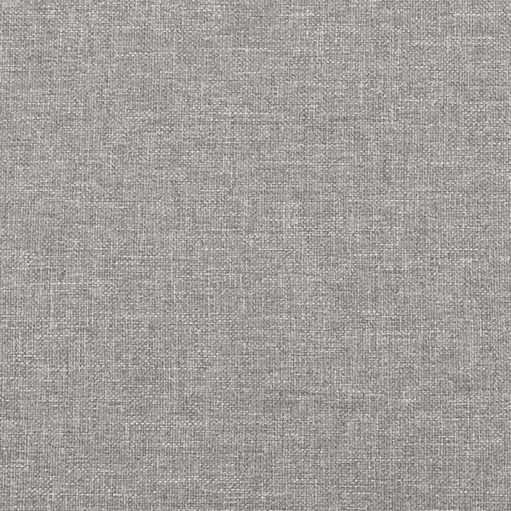 vidaXL Pat cu arcuri, saltea și LED, gri deschis, 140x190 cm, textil