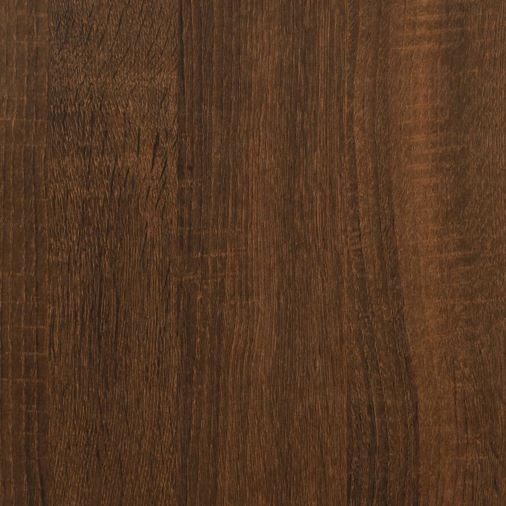 vidaXL Bancă de depozitare, stejar maro, 42x42x46 cm, lemn prelucrat