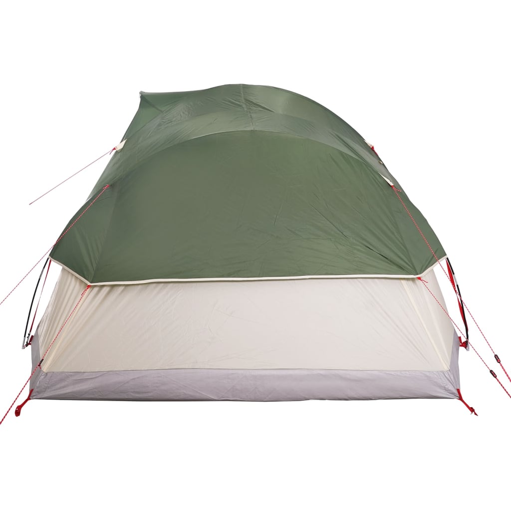 vidaXL Cort de camping cupolă pentru 1 persoană, verde, impermeabil