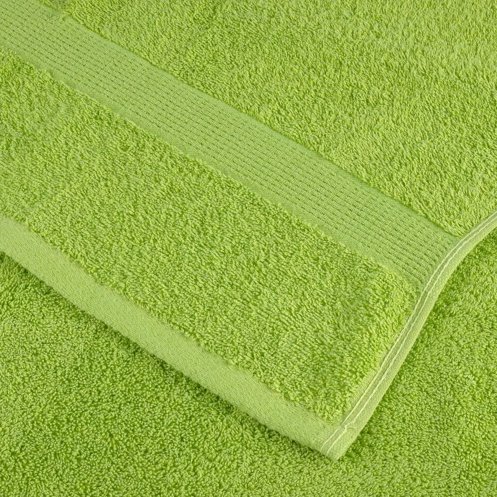 vidaXL Prosoape mâini premium SOLUND 2 buc verde 30x30 cm 600 gsm