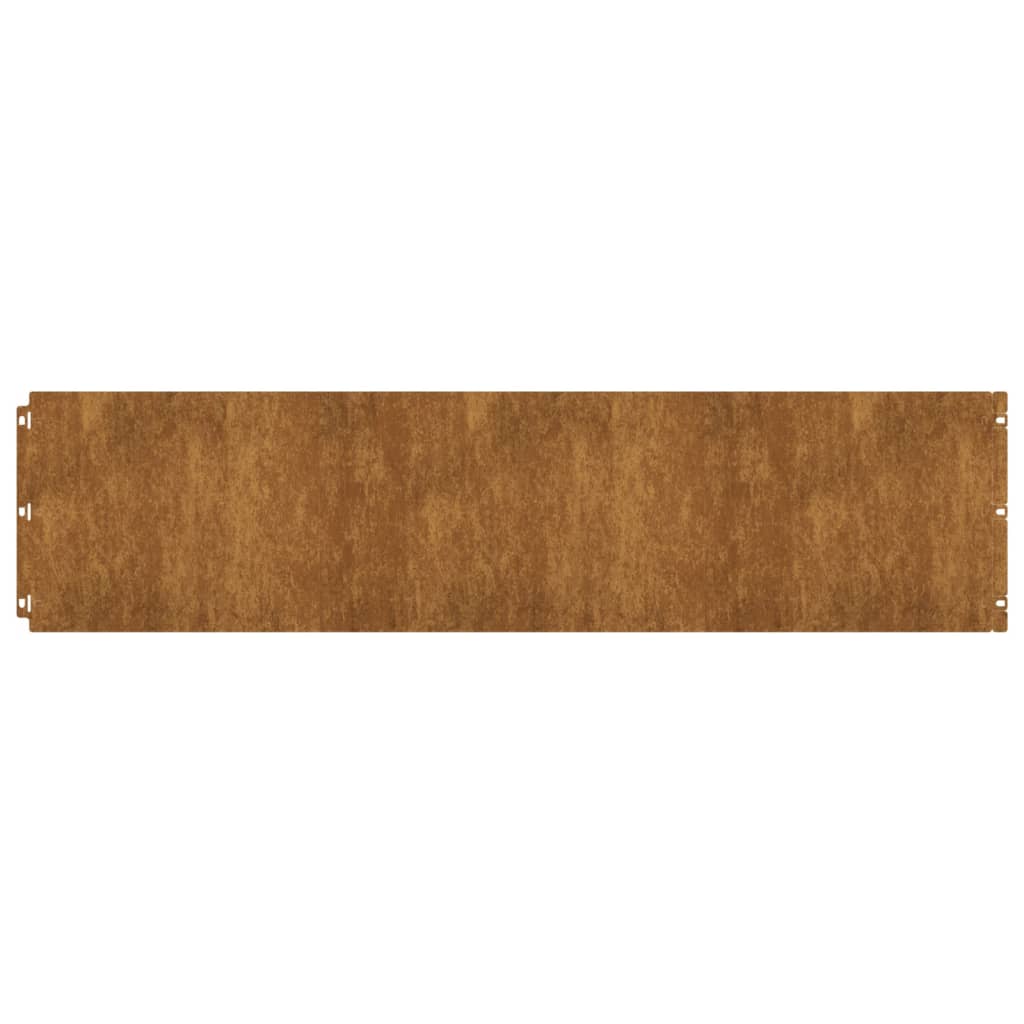 vidaXL Borduri de gazon 10 buc. 25x103 cm oțel Corten flexibil