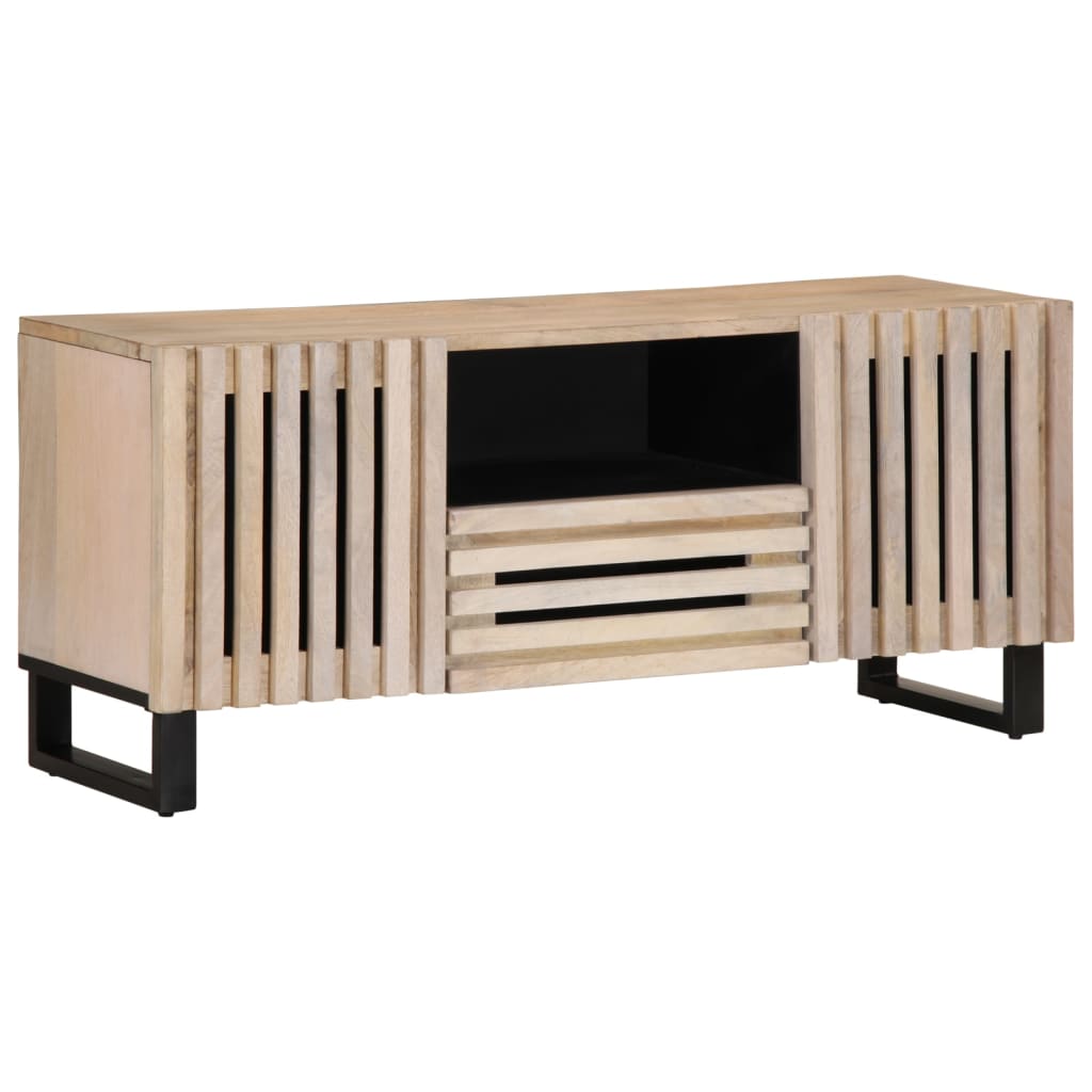 vidaXL Dulap TV, 100x34x46 cm, lemn masiv de mango