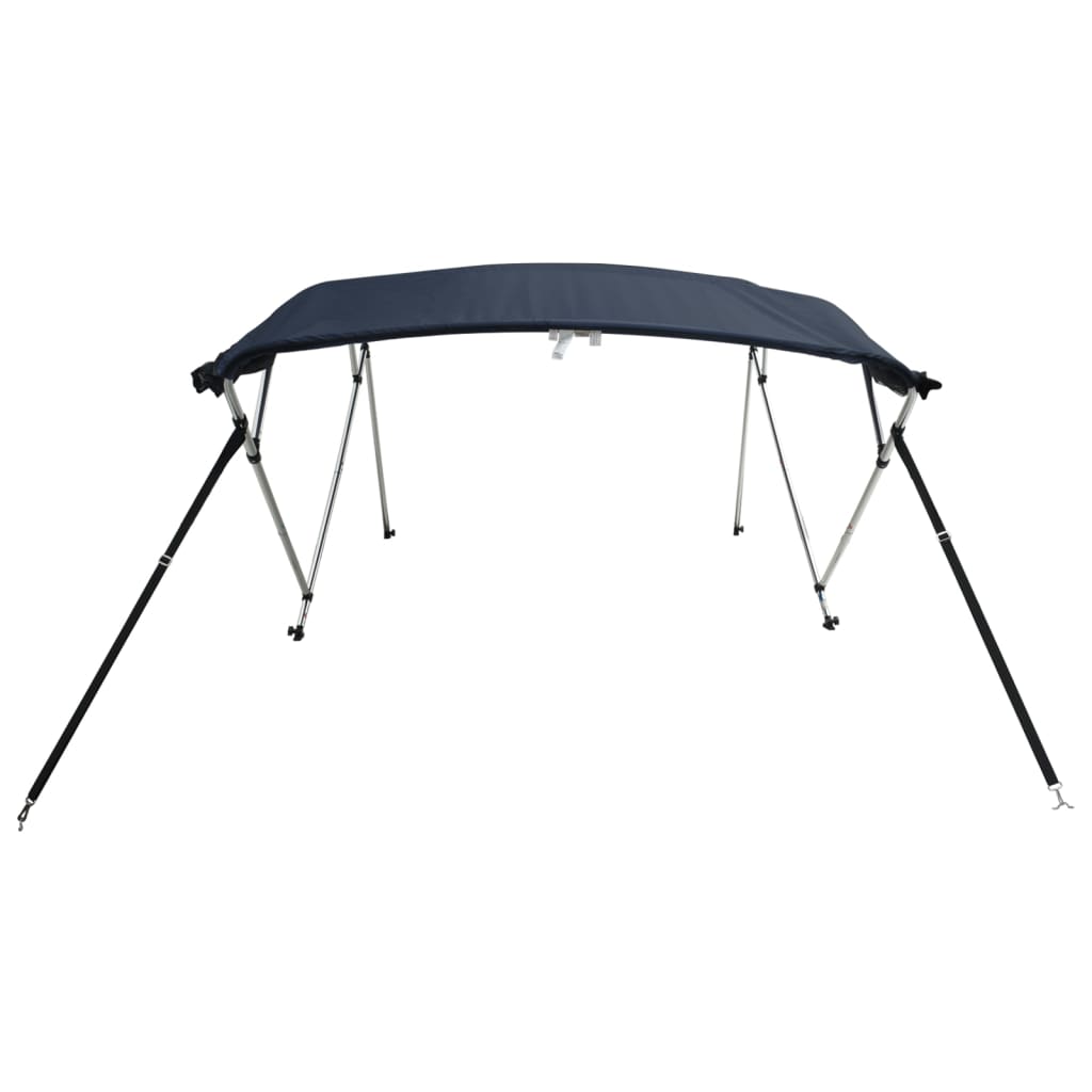 vidaXL Parasolar Bimini 4 arcuri pereți laterali, 243x(200-213)x137 cm