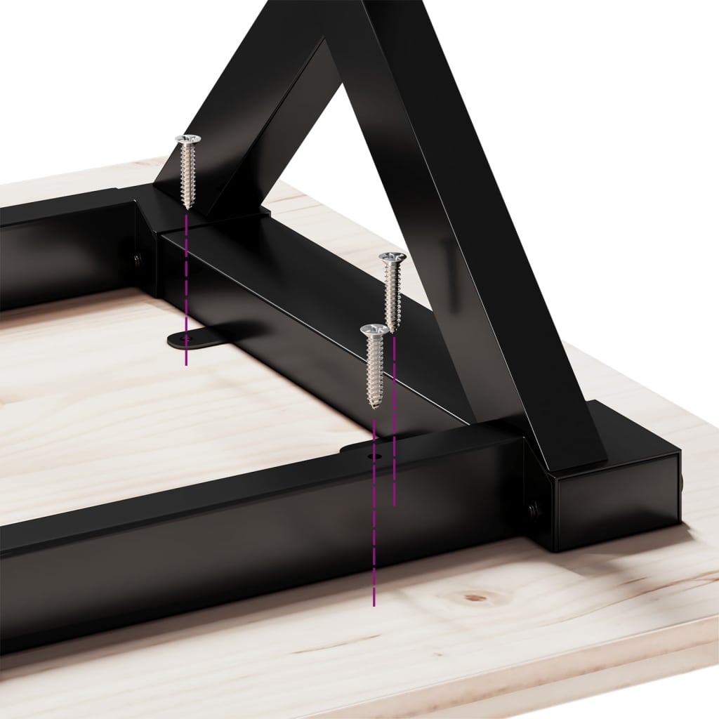 vidaXL Picioare masă de sufragerie X-Frame 140x60x73 cm Fontă