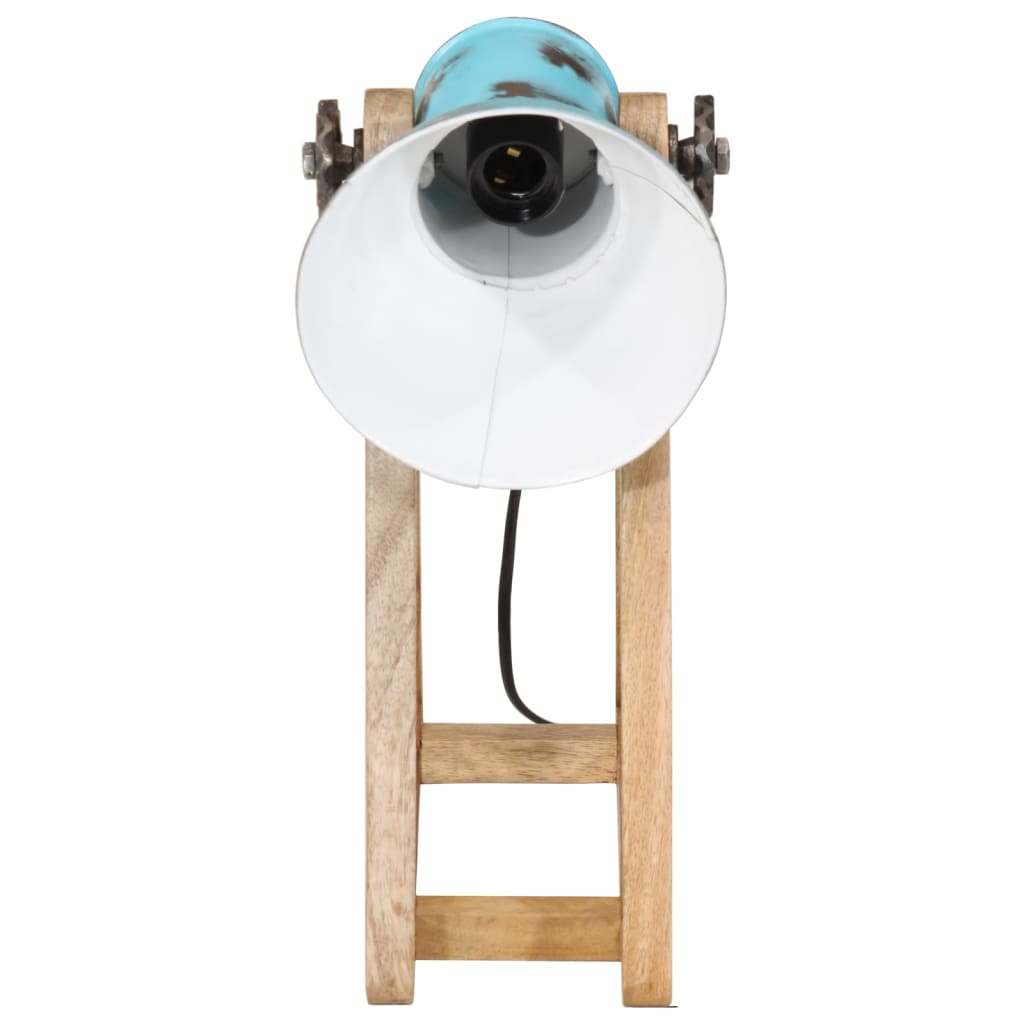 vidaXL Lampă de birou 25 W, albastru uzat, 30x17x40 cm, E27