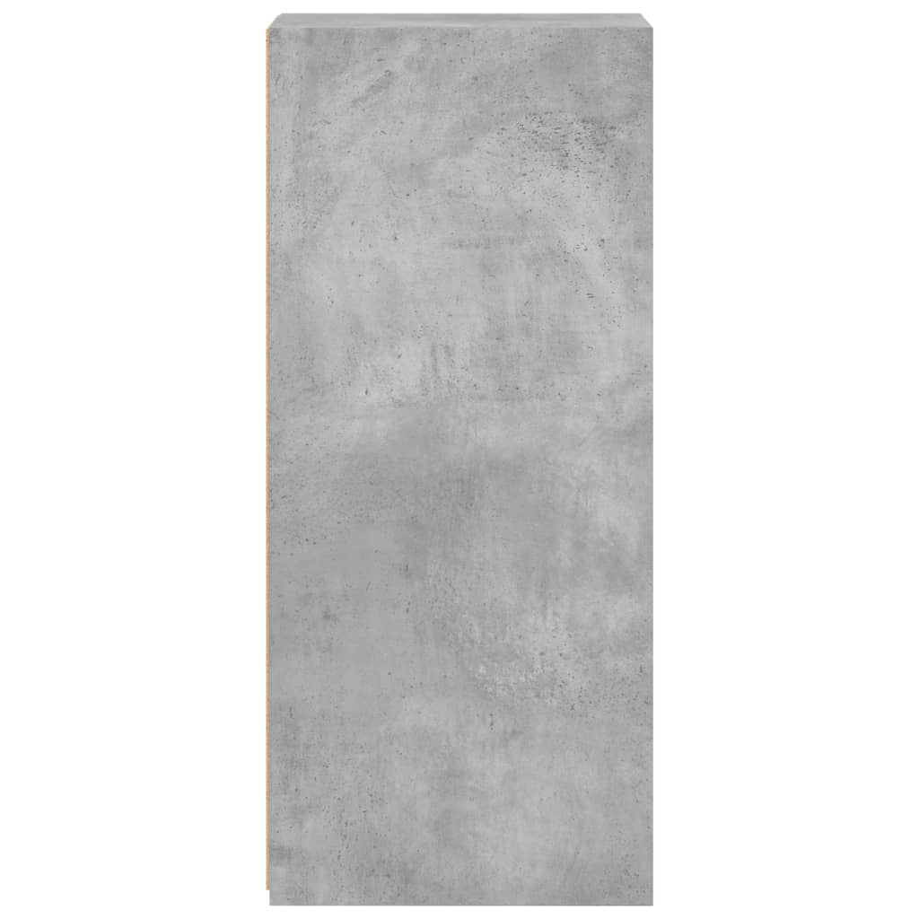 vidaXL Dulap, gri beton, 30x41x93 cm, lemn prelucrat