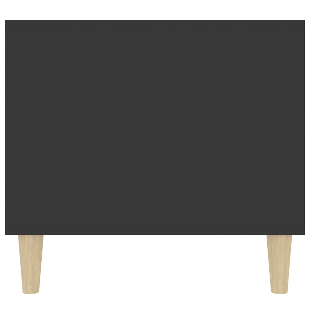 vidaXL Măsuță de cafea, negru, 90x49x45 cm, lemn compozit
