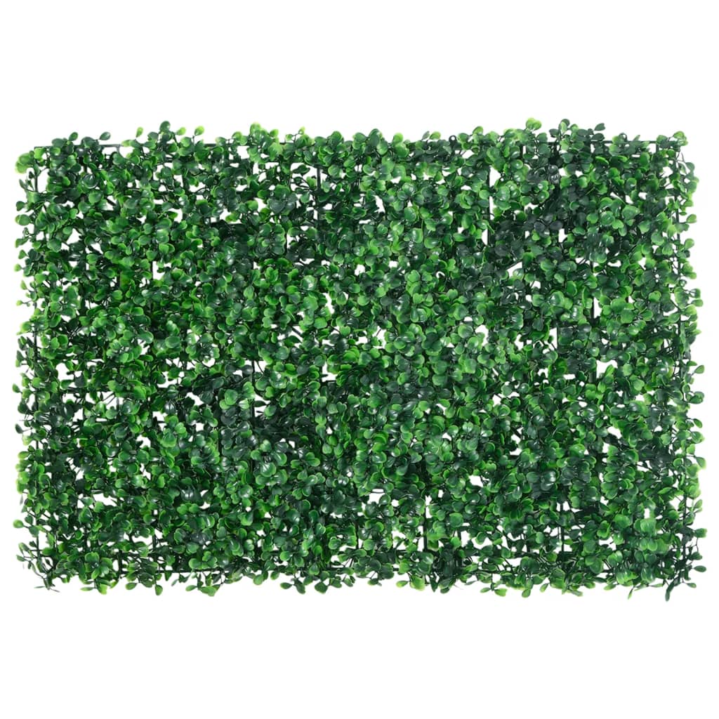  vidaXL Gard din frunze de arbust artificiale, 24 buc. verde 40x60 cm