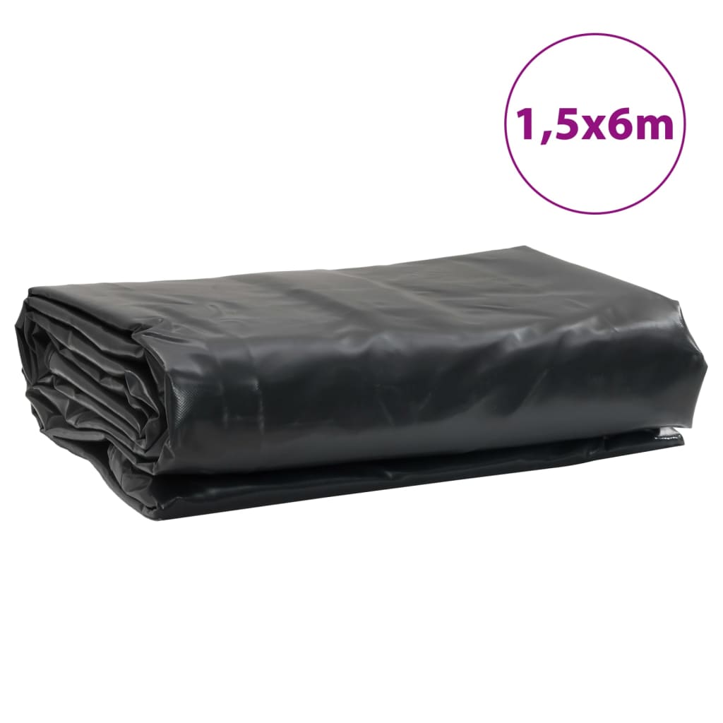 vidaXL Prelată, antracit, 1,5x6 m, 650 g/m²