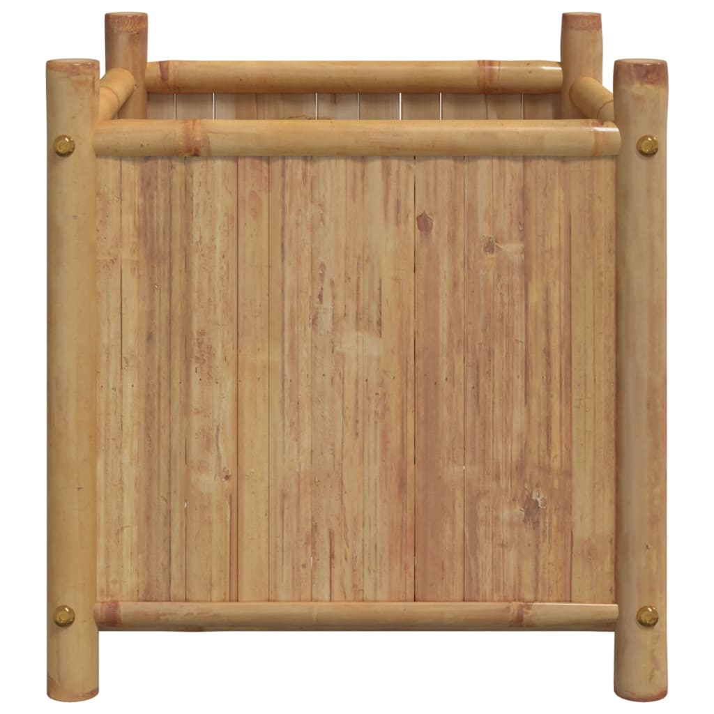 vidaXL Jardinieră, 40x40x40 cm, bambus
