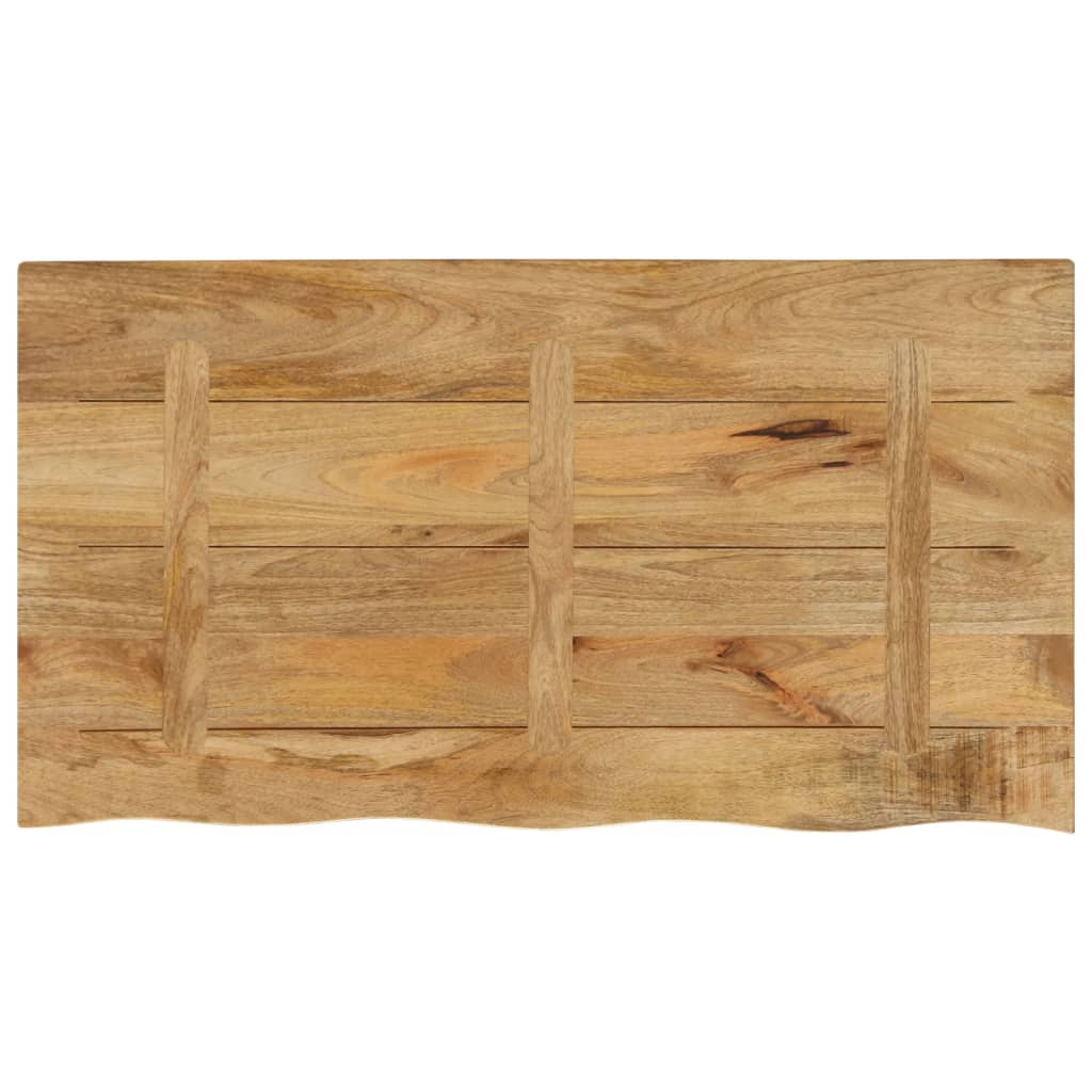 vidaXL Blat de masă margine naturală, 100x60x2,5 cm, lemn masiv mango