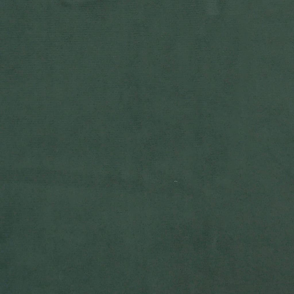 vidaXL Tăblii de pat, 2 buc, verde închis, 72x7x78/88 cm, catifea