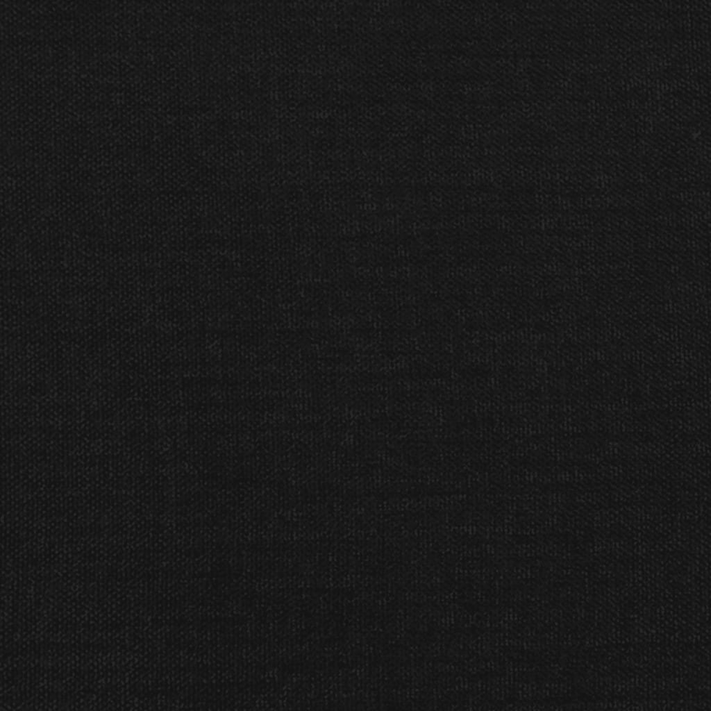 vidaXL Tăblie de pat cu aripioare negru 103x16x78/88 cm textil