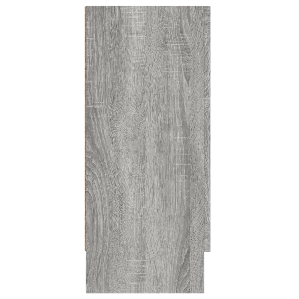 vidaXL Servantă, sonoma gri, 120x30,5x70 cm, lemn prelucrat