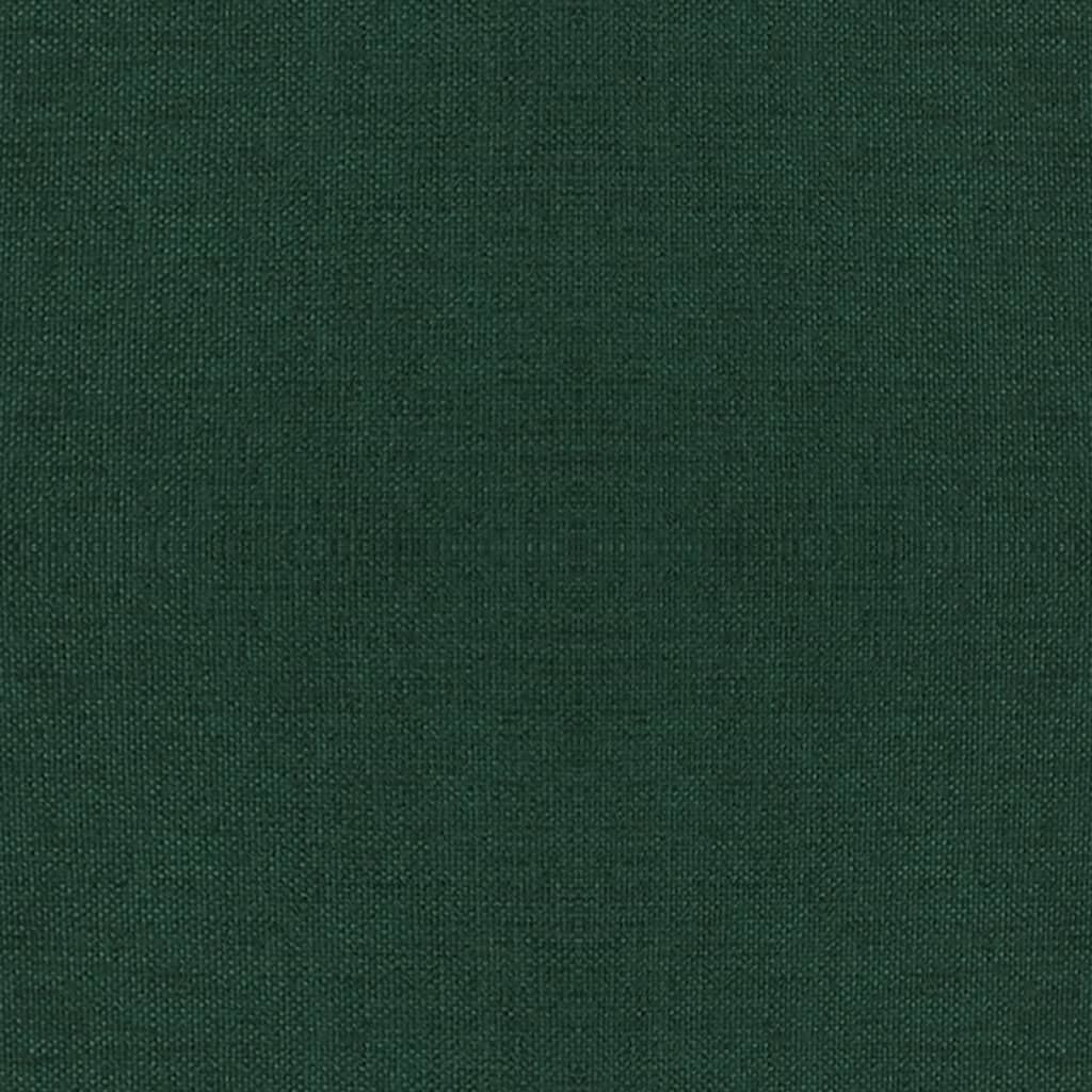 vidaXL Scaune de bucătărie pivotante, 4 buc., verde închis, textil