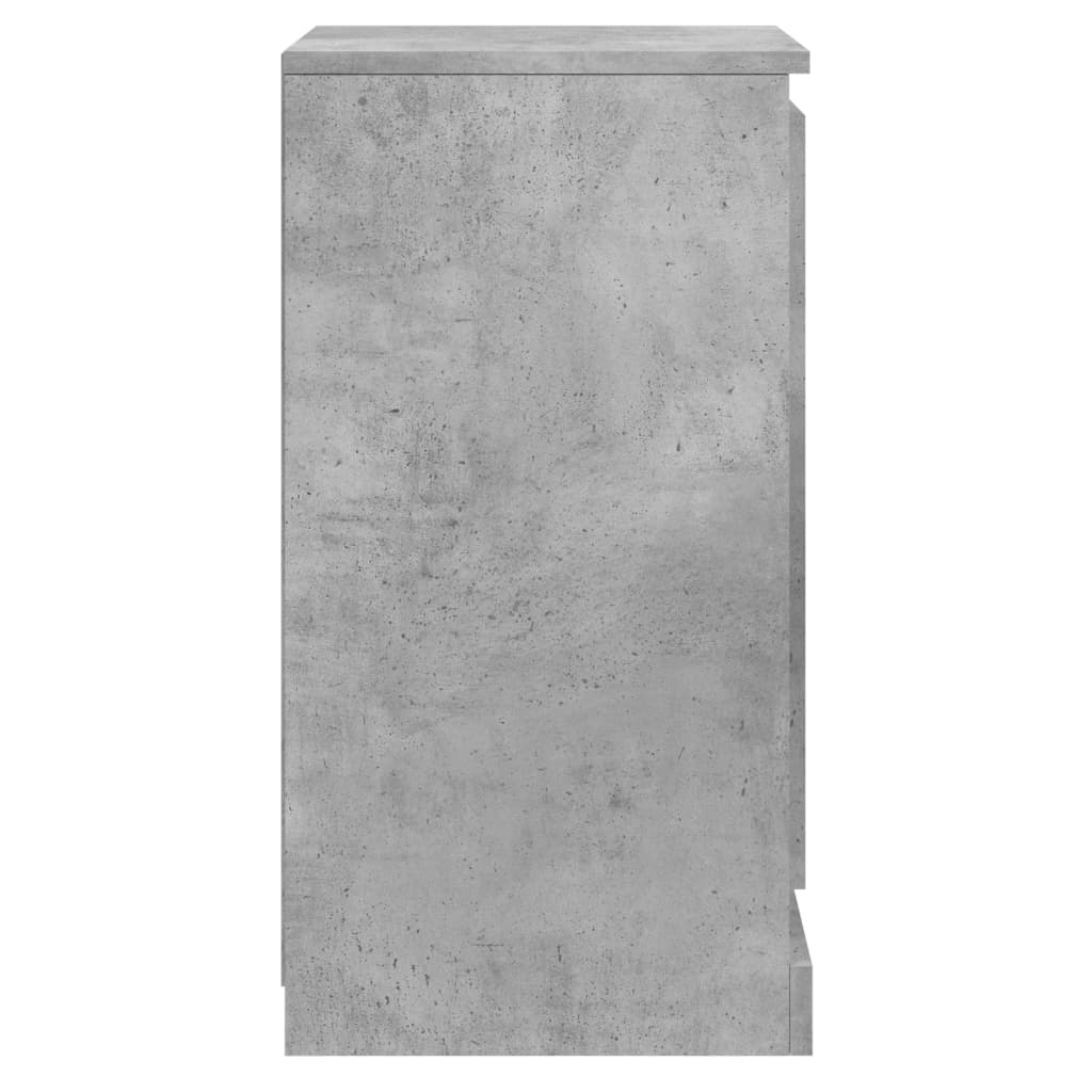 vidaXL Servantă, gri beton, 37,5x35,5x67,5 cm, lemn prelucrat