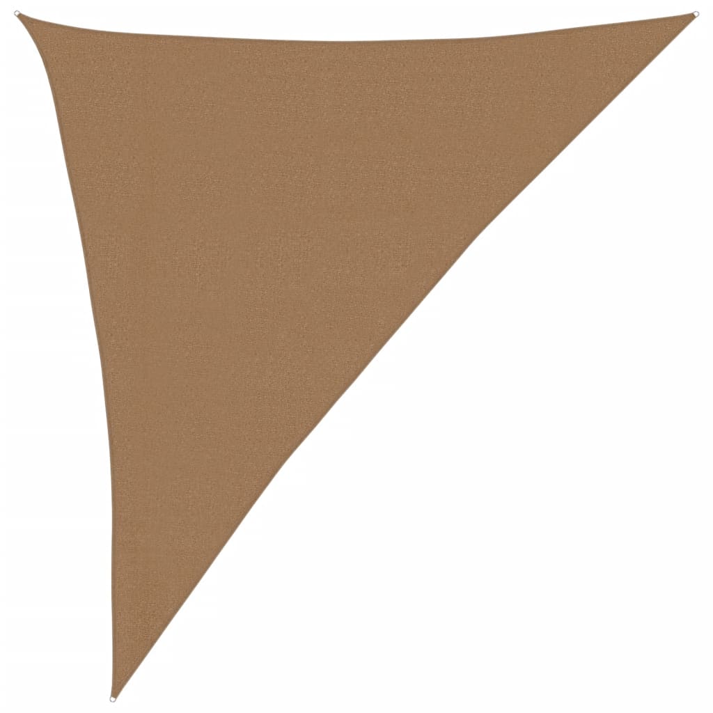 vidaXL Pânză parasolar, gri taupe, 3x4x5 m, HDPE, 160 g/m²