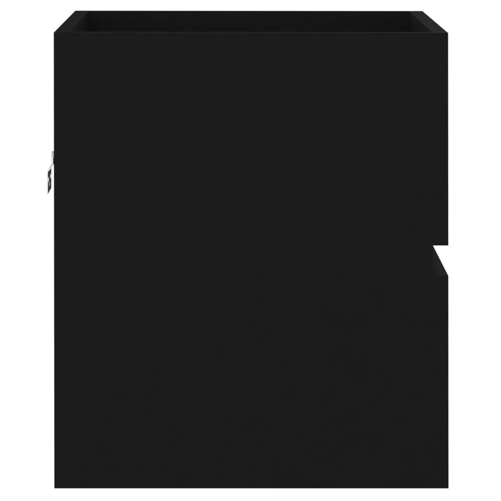 vidaXL Dulap de chiuvetă, negru, 41x38,5x45 cm, PAL