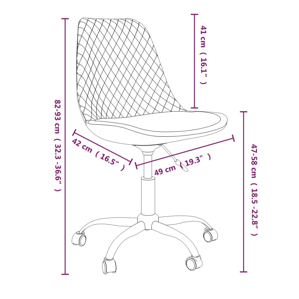 vidaXL Scaune de bucătărie pivotante, 4 buc., gri deschis, textil