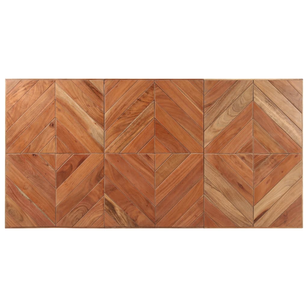 vidaXL Masă de bucătărie, 140x70x76 cm, lemn masiv acacia/mango